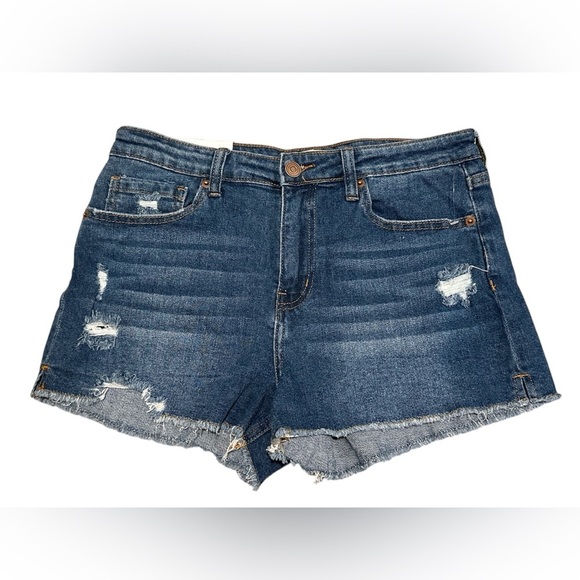 BP Size 29 Mid-Rise Distressed Cut-Off Jean Shorts - Picture 1 of 5